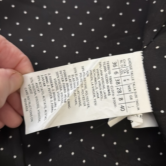 Max Mara black blazer size 6 - Picture 7 of 7